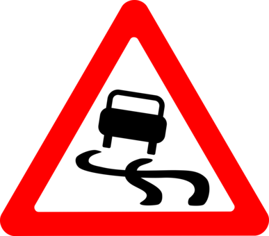 Traffic Sign Road Drawing - Traffic Sign Road Drawing (387x340)