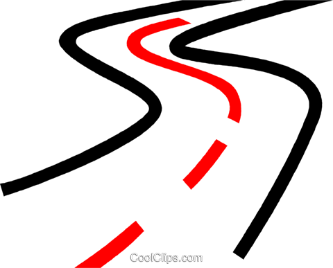 Highway Royalty Free Vector Clip Art Illustration - Highway Royalty Free Vector Clip Art Illustration (480x387)