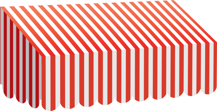 Tcr77165 Red & White Stripes Awning Image - Tcr77165 Red & White Stripes Awning Image (900x900)