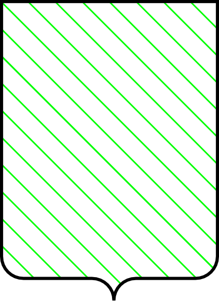 This Free Clip Arts Design Of Green Striped Shield - This Free Clip Arts Design Of Green Striped Shield (432x595)