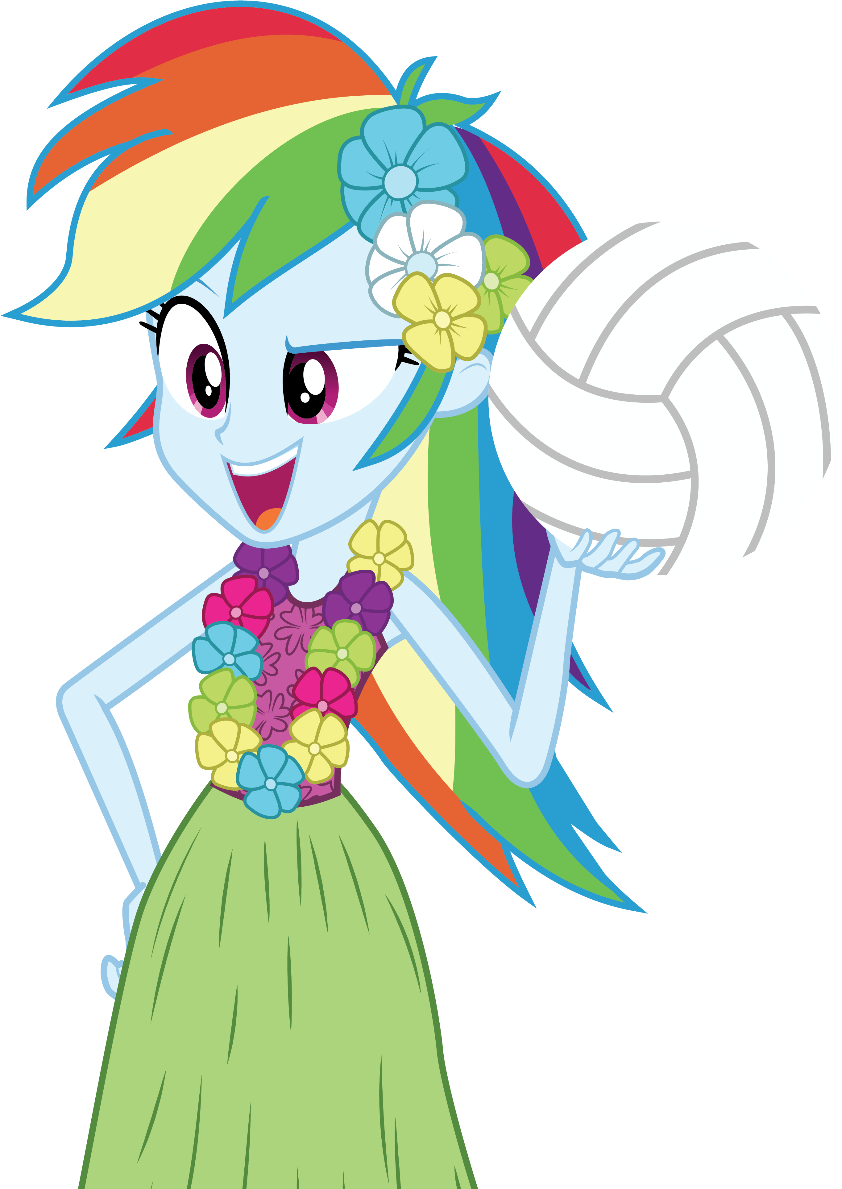 Mohawgo, Clothes, Equestria Girls, Grass Skirt, Huladash, - Mohawgo, Clothes, Equestria Girls, Grass Skirt, Huladash, (3125x4058)