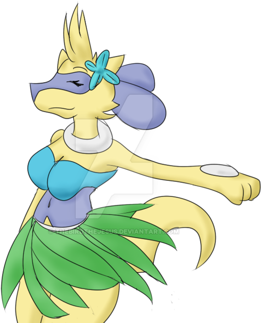 Jpg Library Hulaskirt Shiny Riolu By Mitch Kun On - Jpg Library Hulaskirt Shiny Riolu By Mitch Kun On (600x667)