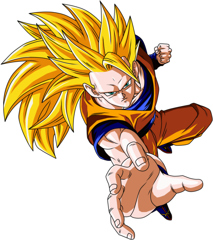 Goku Clipart Ssj3 - Goku Clipart Ssj3 (838x953)