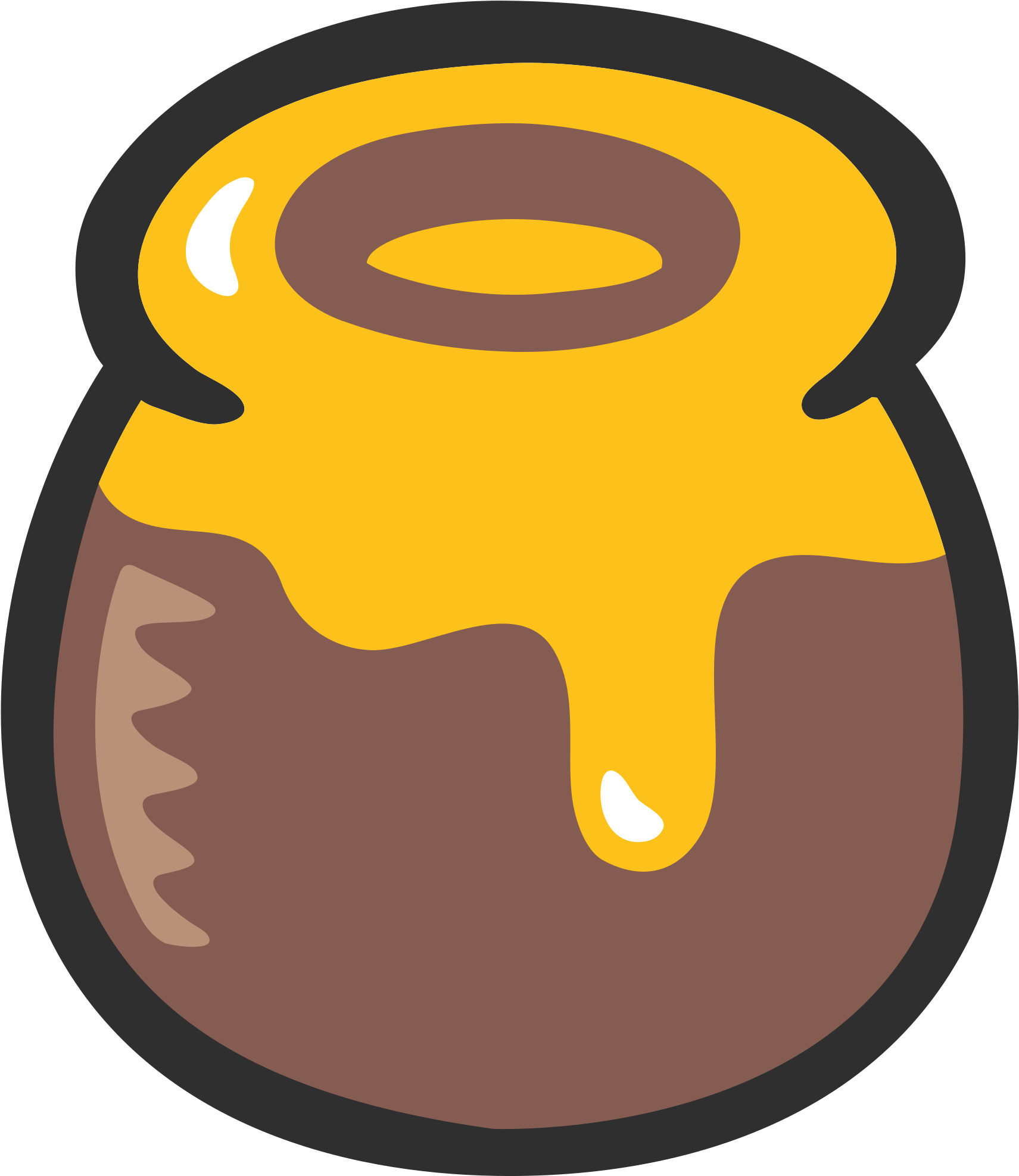 File Emoji Wikimedia Commons Png Hunny Pot Svg - File Emoji Wikimedia Commons Png Hunny Pot Svg (2000x2000)