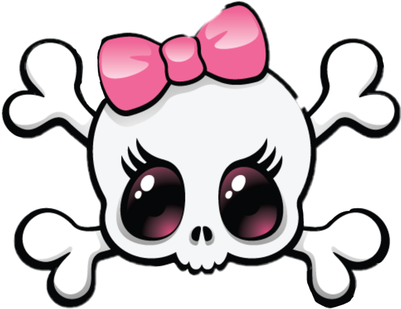 Girly Skull Png , Png Download - Girly Skull Png , Png Download (1327x1024)