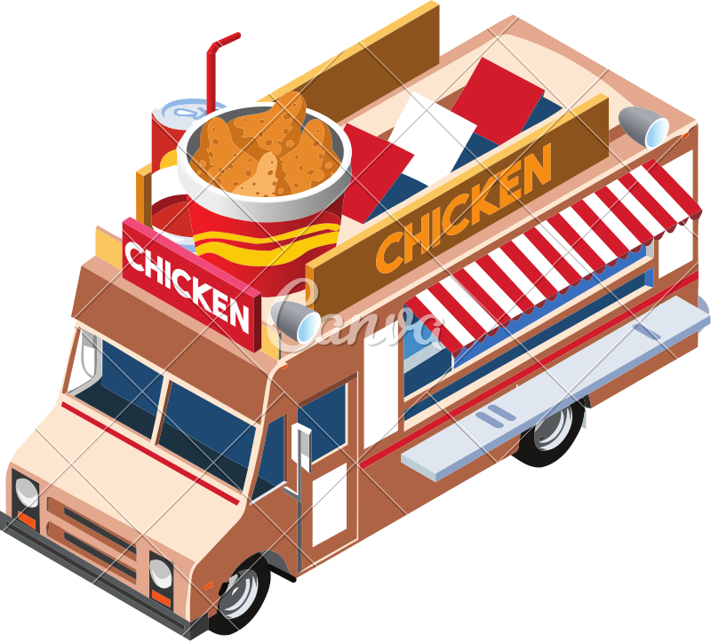 Chicken Wings Food Truck - Chicken Wings Food Truck (800x723)