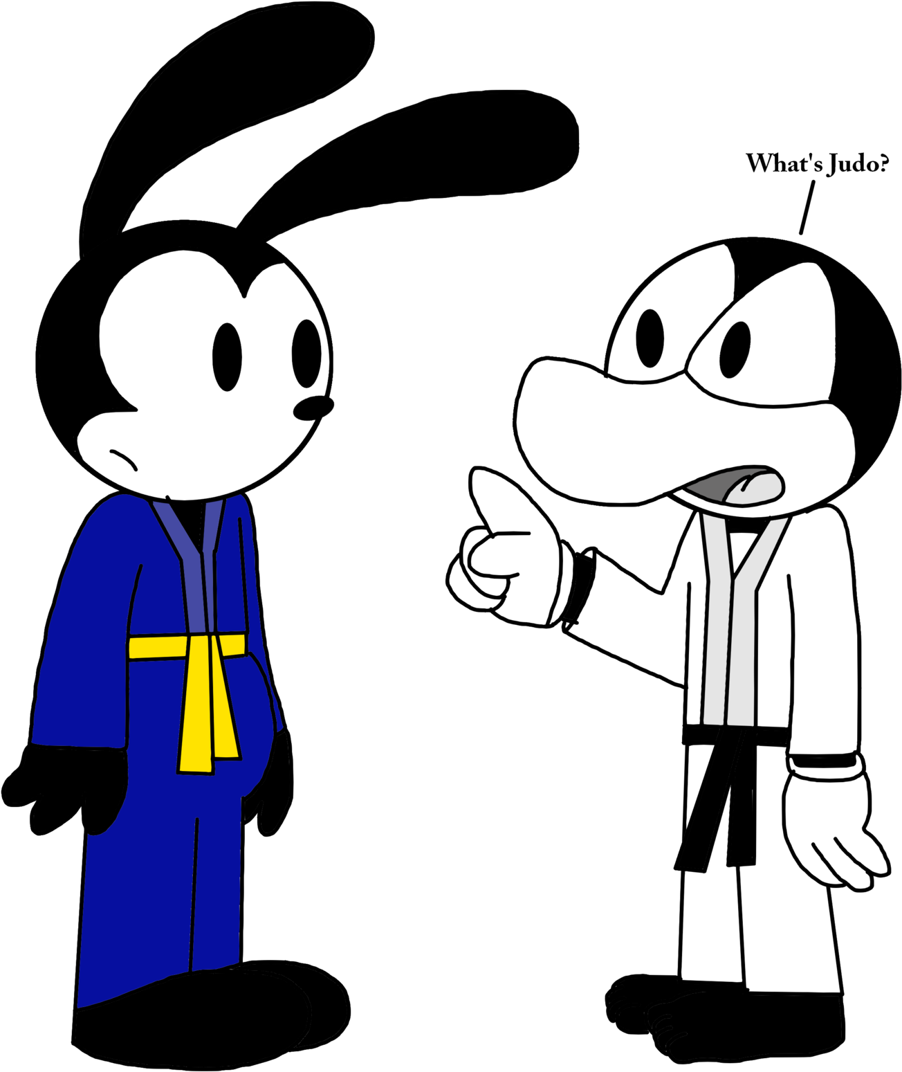 Oswald And Doing Judo - Oswald And Doing Judo (1600x1600)