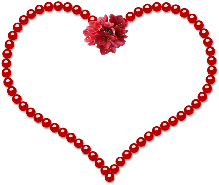 Fotki Clean Heart, Heart Frame, Pearls, Scrapbook, - Fotki Clean Heart, Heart Frame, Pearls, Scrapbook, (800x672)