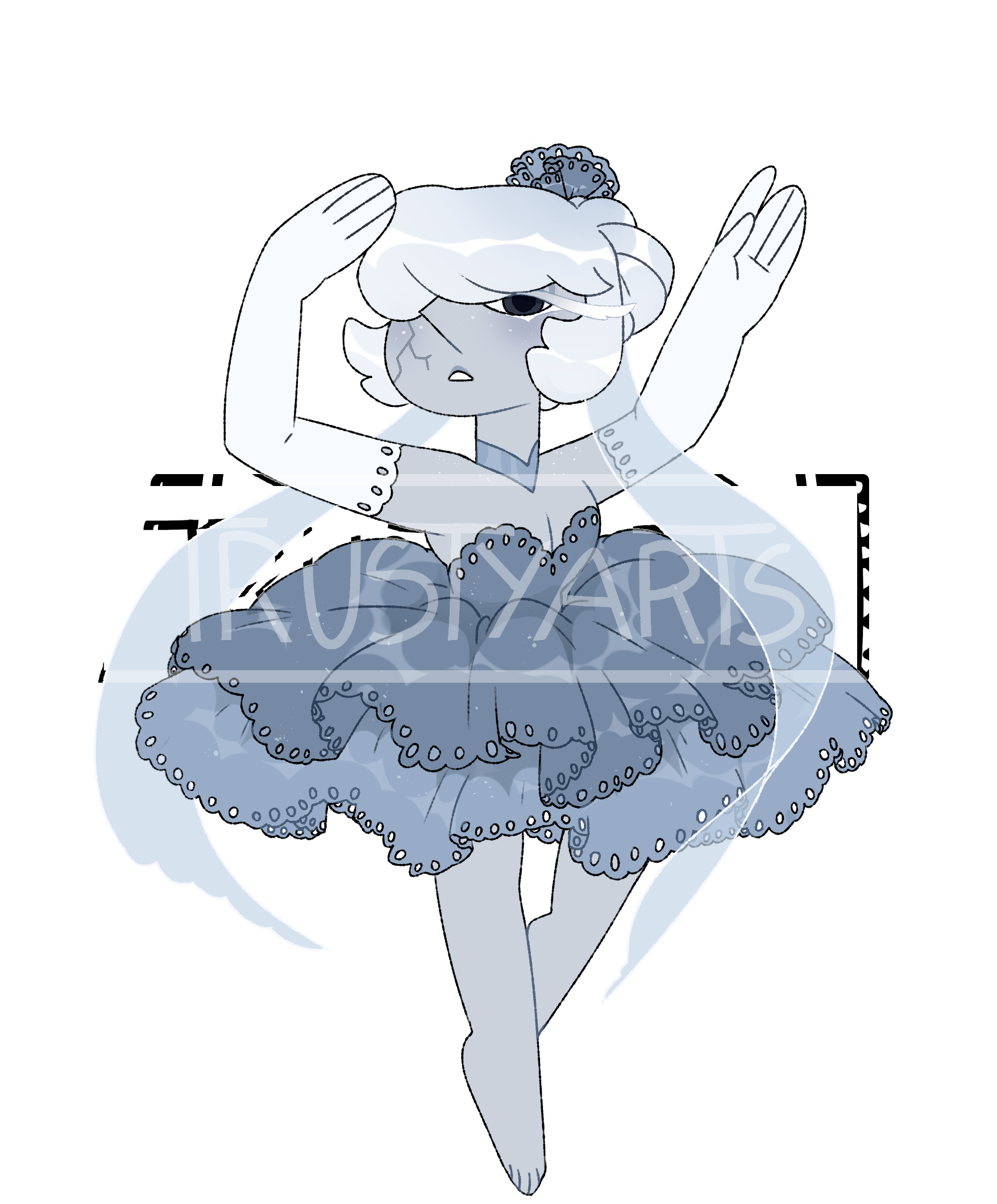Gem Adopt / Swan Pearl By Trustyarts - Gem Adopt / Swan Pearl By Trustyarts (2035x2413)