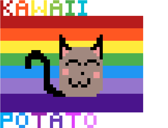 Kawaii Potato Kitty - Kawaii Potato Kitty (1200x1200)