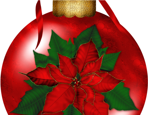 Poinsettia Clipart Christmas Candle Light - Poinsettia Clipart Christmas Candle Light (640x480)