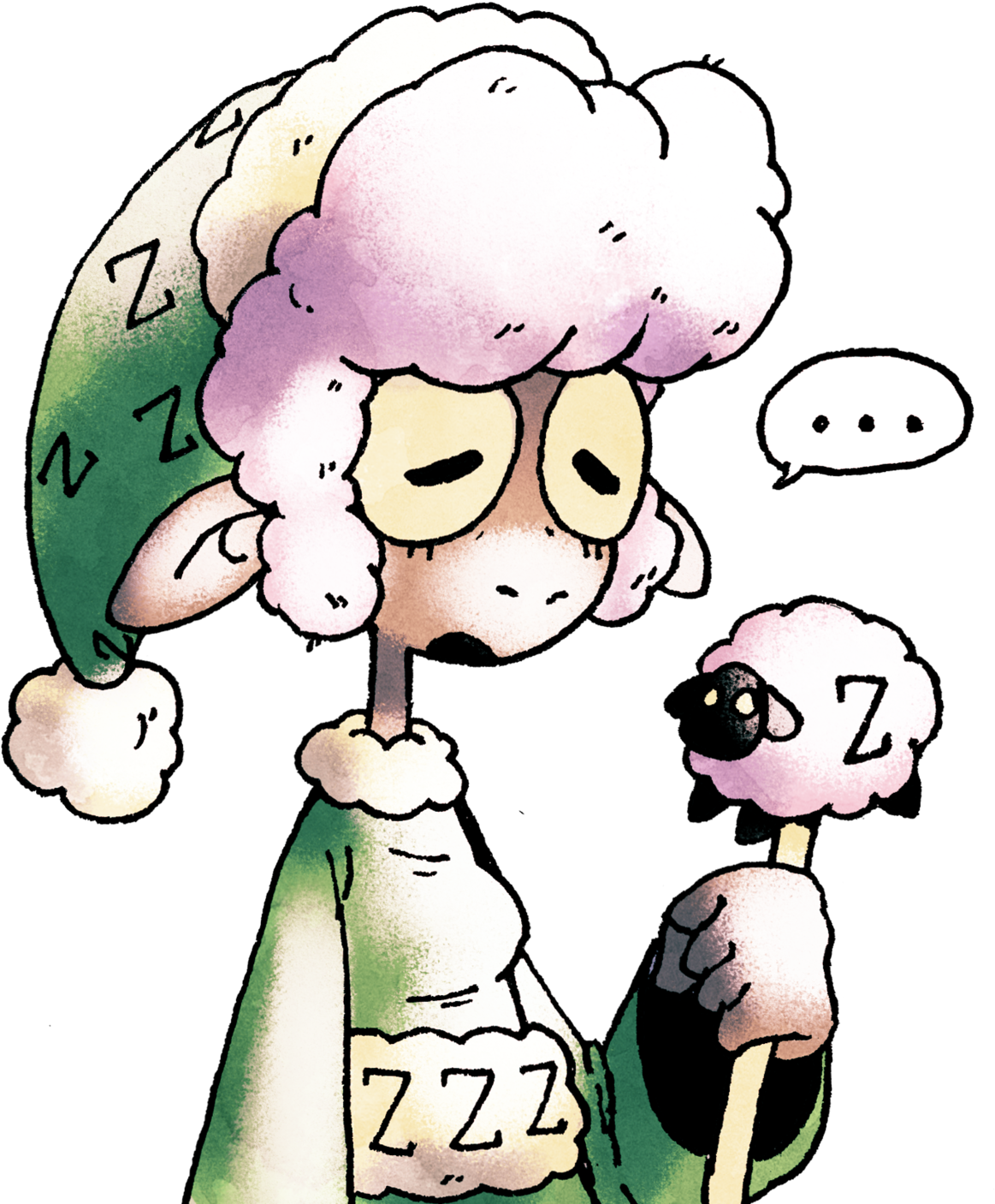 Her Magical Power Is To Cause Drowsiness In People - Her Magical Power Is To Cause Drowsiness In People (1280x1483)