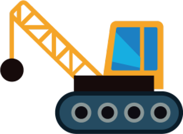 Crane Clipart Construction Vehicle - Crane Clipart Construction Vehicle (640x480)