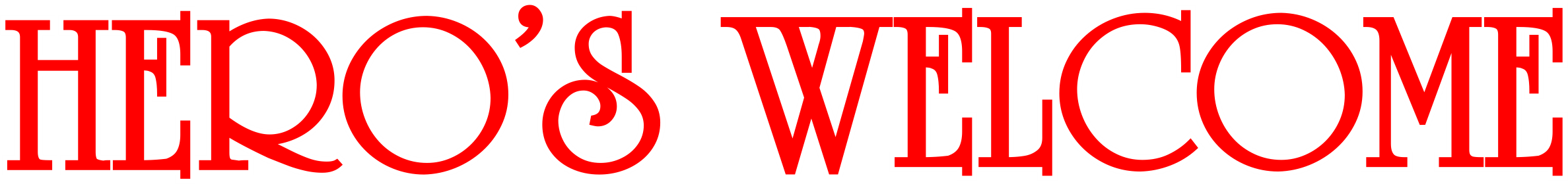 Hero's Welcome General Store - Hero's Welcome General Store (2375x280)