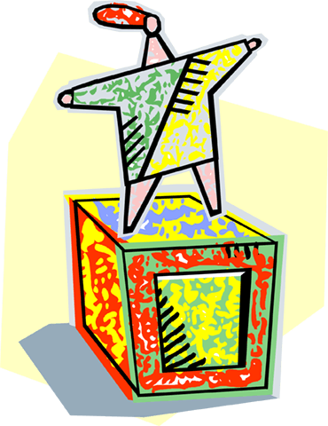 Standing On Top Of Box Royalty Free Vector Clip Art - Standing On Top Of Box Royalty Free Vector Clip Art (370x480)