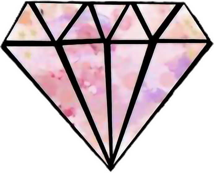 Diamond Girly Girl Colors Flowers Colorsplash Pink - Diamond Girly Girl Colors Flowers Colorsplash Pink (692x560)