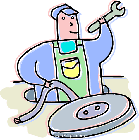 Mechanic Royalty Free Vector Clip Art Illustration - Mechanic Royalty Free Vector Clip Art Illustration (475x480)