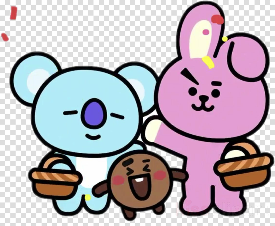Bt21 Cooky And Shooky Clipart Bts - Bt21 Cooky And Shooky Clipart Bts (900x740)