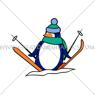Penguin Snow Skiing - Penguin Snow Skiing (385x385)