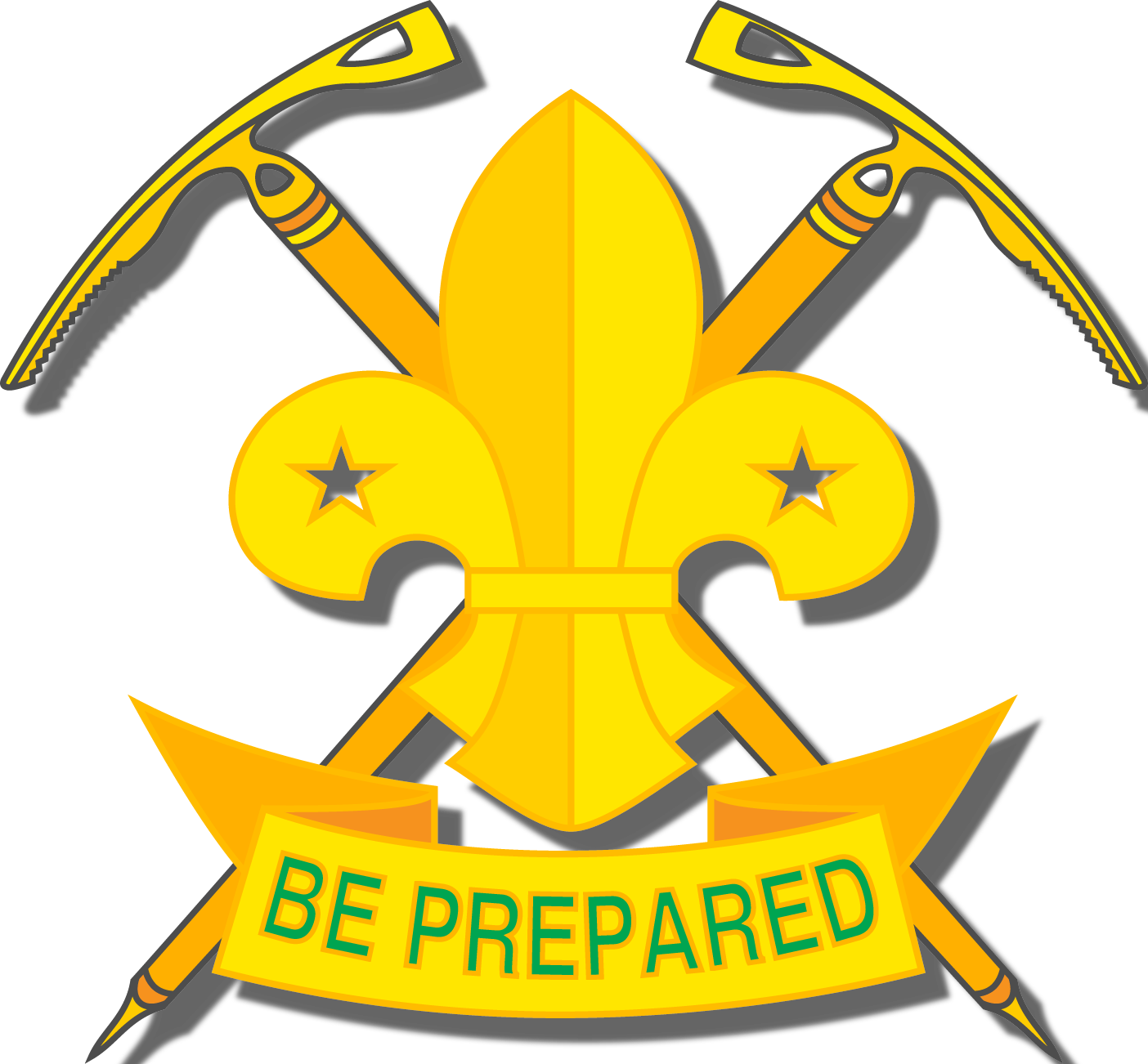 Mountaineer Scout Logo With Shadow - Mountaineer Scout Logo With Shadow (1404x1302)