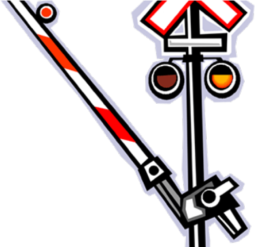 Railroad Clipart Railroad Crossing - Railroad Clipart Railroad Crossing (497x481)