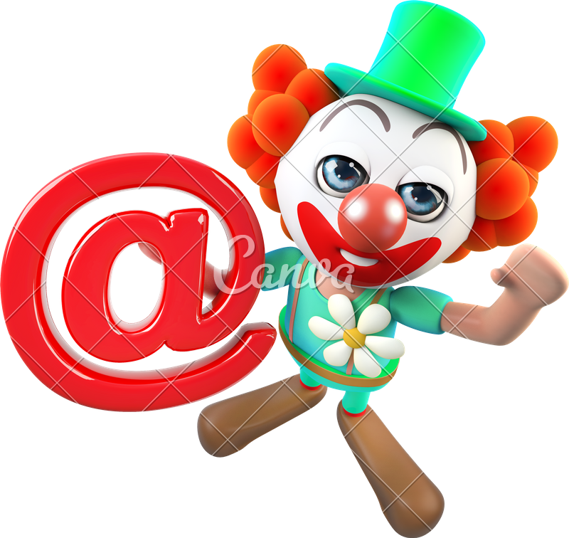 3d Funny Cartoon Crazy Clown - 3d Funny Cartoon Crazy Clown (800x756)