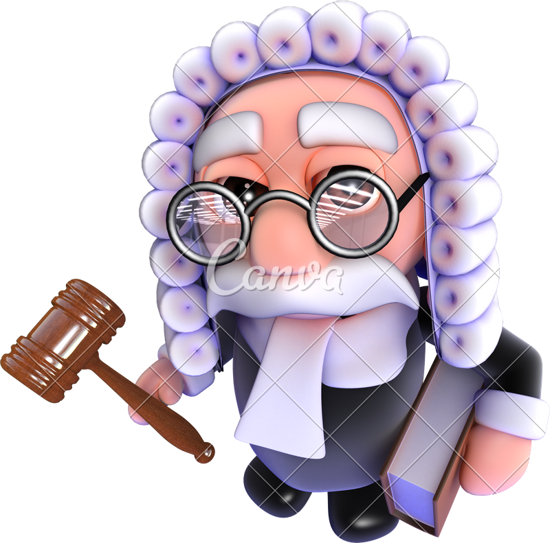 3d Funny Cartoon Judge - 3d Funny Cartoon Judge (800x791)
