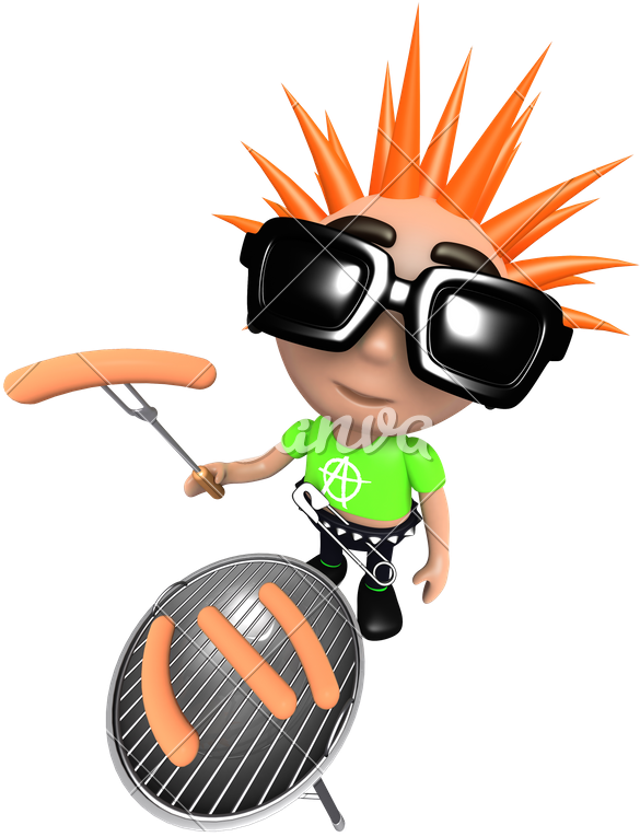 3d Funny Cartoon Punk - 3d Funny Cartoon Punk (800x800)