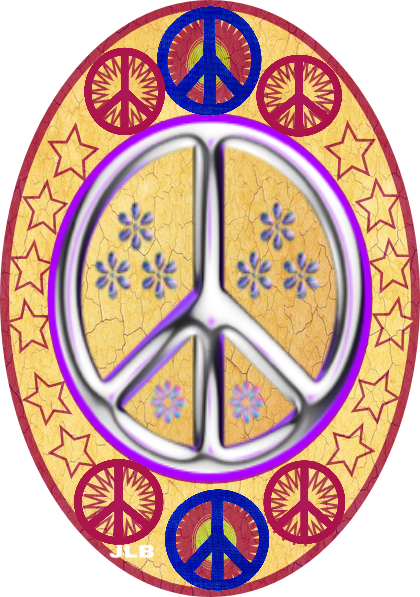 ☮frame/jlb Give Peace A Chance, Happy Hippie, Hippie - ☮frame/jlb Give Peace A Chance, Happy Hippie, Hippie (420x597)