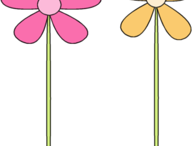 Hippie Clipart Pink Blue Flower - Hippie Clipart Pink Blue Flower (640x480)