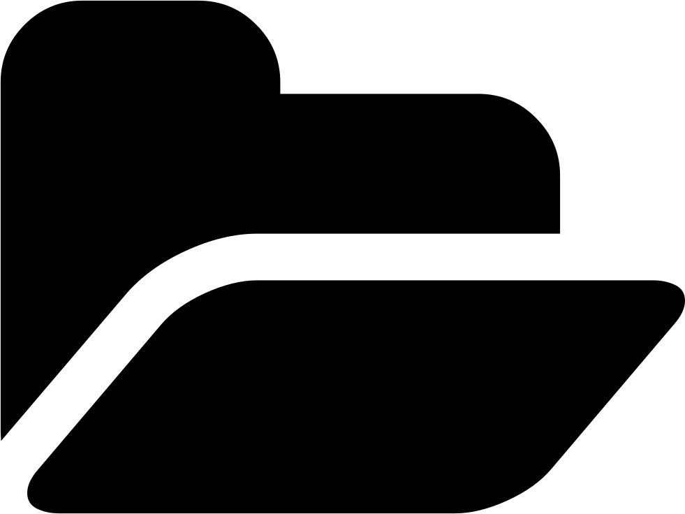 Fontawesome Folder Open, Interface, File Icon - Fontawesome Folder Open, Interface, File Icon (981x736)