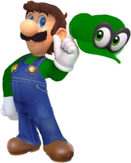 Luigi Odyssey 1 Pose By Supermariojumpan - Luigi Odyssey 1 Pose By Supermariojumpan (522x624)
