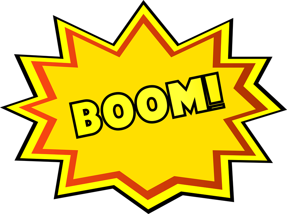 The Eruption, Comic, Sound, Boom, Noise, Racket, Hit - The Eruption, Comic, Sound, Boom, Noise, Racket, Hit (960x718)