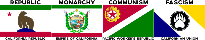 Cjr413 44 7 Ideological Flags Of California By Mobiyuz - Cjr413 44 7 Ideological Flags Of California By Mobiyuz (800x156)