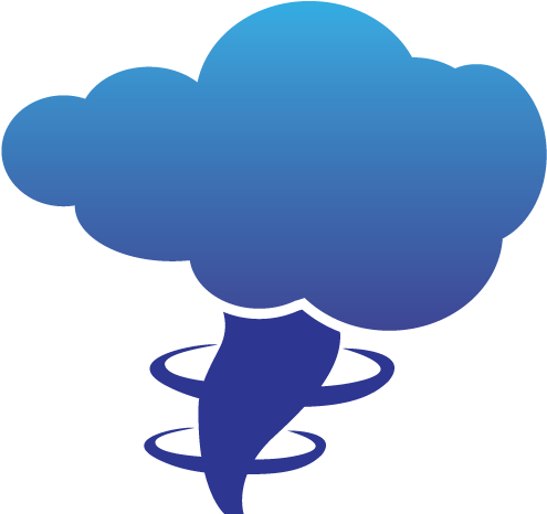 Blue Tornado Icon - Tornado Blue Png Transparent (512x512)