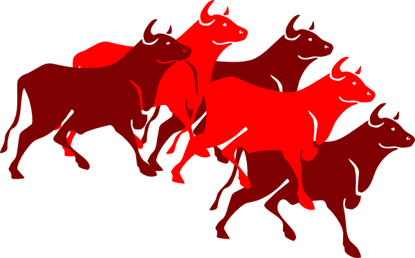 Bull Clipart Spanish Bull - Spanish Bull Clipart (600x373)