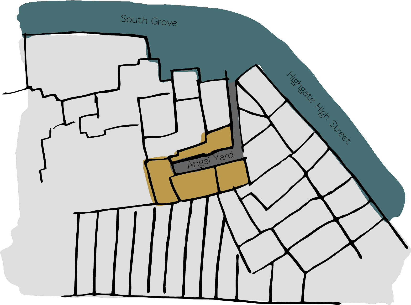 Angel Yard Is Part Of The Highgate Village Conservation - Angel Yard Is Part Of The Highgate Village Conservation (1824x1552)