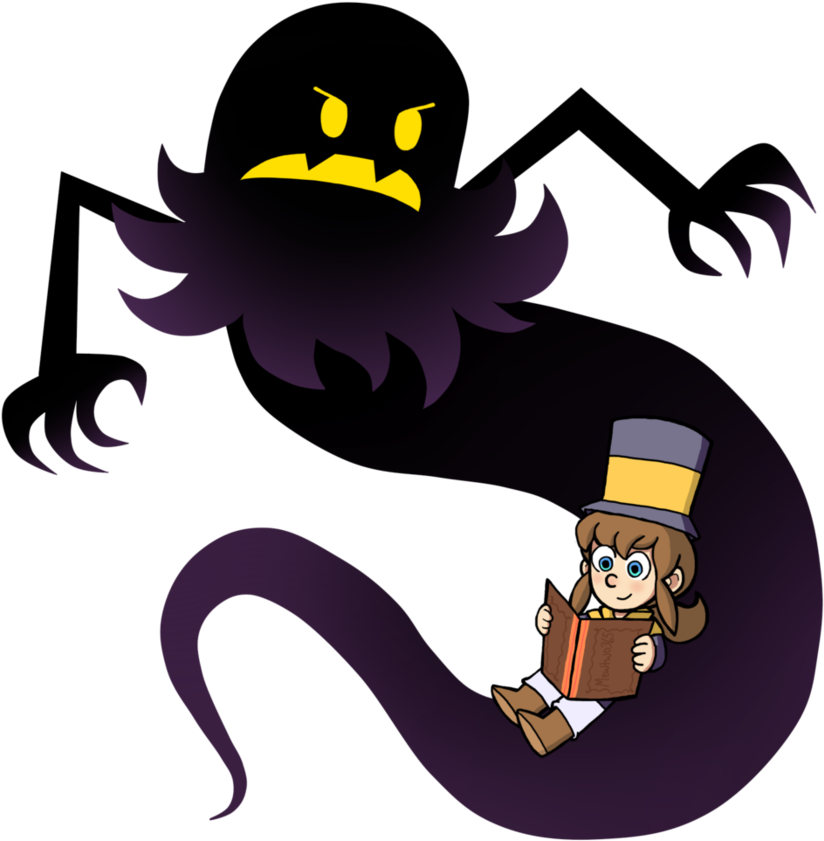 This Isn't Part Of The Contract By Mewtwo365 - Hat In Time Hat Kid And Snatcher (894x894)