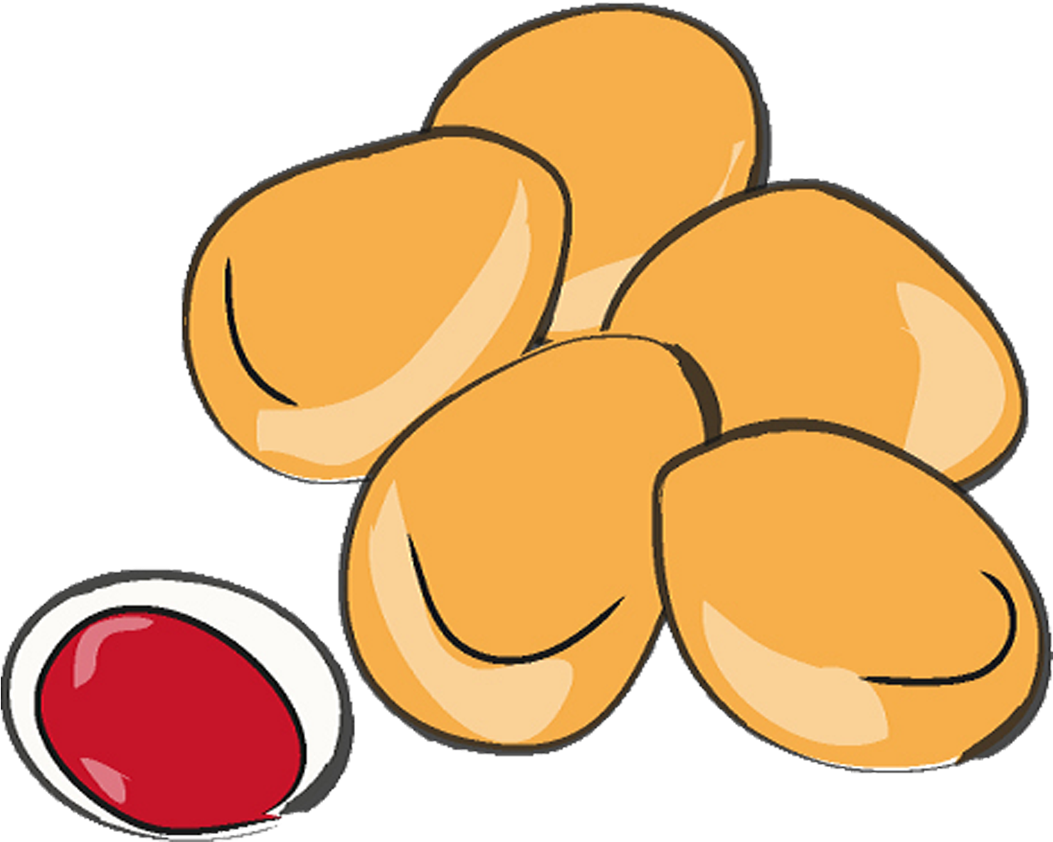 Chicken Nugget Chicken Fingers Fried Chicken Clip Art - Chicken Nuggets Clipart (1792x1750)