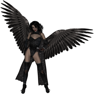Dark Angel Png Transparent Clipart - Dark Angel Png (400x398)
