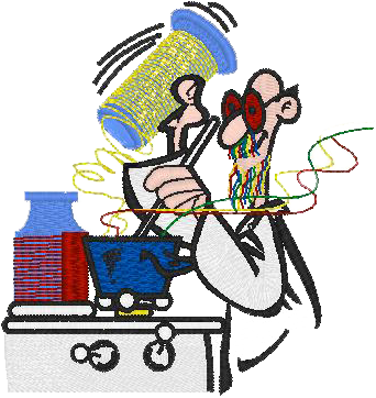 Contracted Embroidery Logo - Creative Eye Embroidery (352x364)