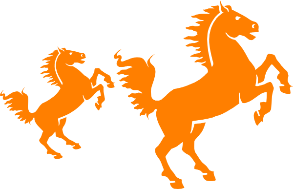 Orange Silhouette Clip Art - Unicorns Are Real Throw Blanket (600x387)