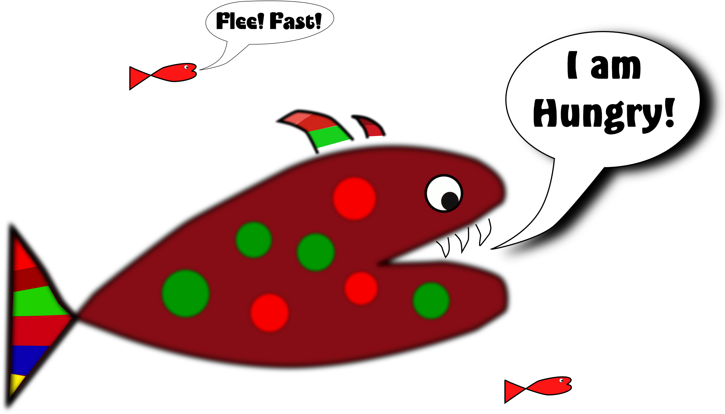 Net » Clip Art » Funny Fish Svg - Funny Fish Clipart (2400x1379)