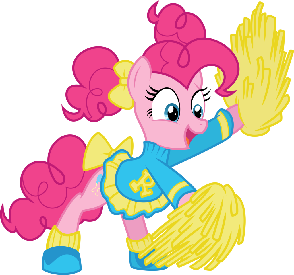 Cheerleader Pinkie Pie By Yetioner - My Little Pony Cheerleader (6406x6000)