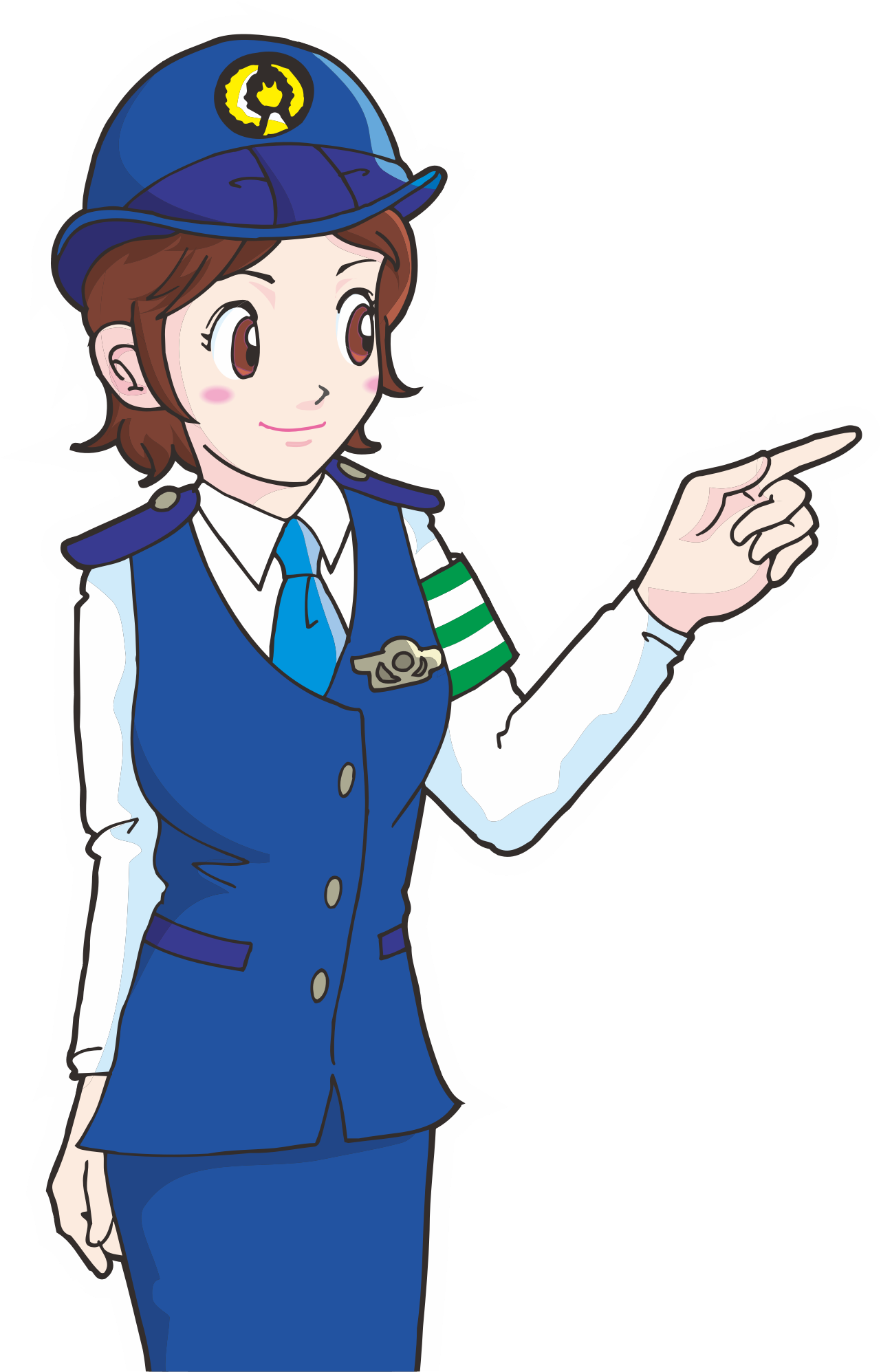 Female Police Cliparts - Female Police Clipart (1281x1995)