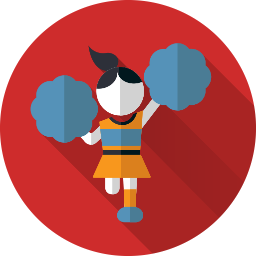 Cheerleader Icon Png (513x513)