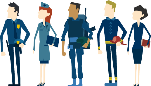 Our Core Group Of Heroes Include Military , Law Enforcement, - Real Estate (552x318)