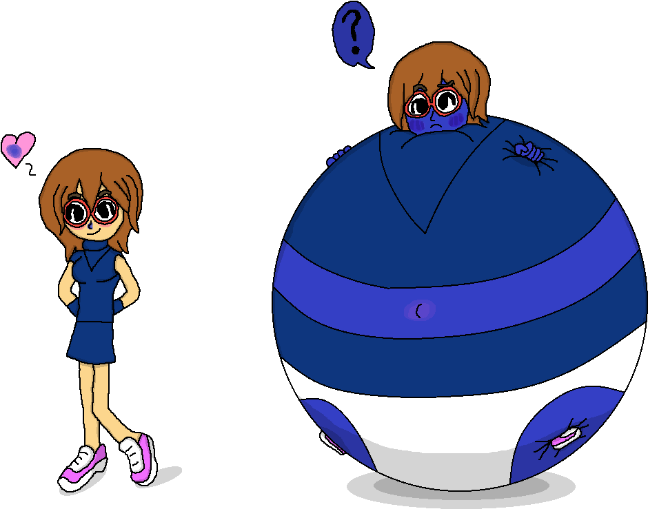 The Blue Cheerleader By Bittyheart - Rhythm Heaven Inflation (975x759)