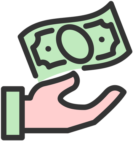Dollar Bill Transparent Png - Billete Png (512x512)