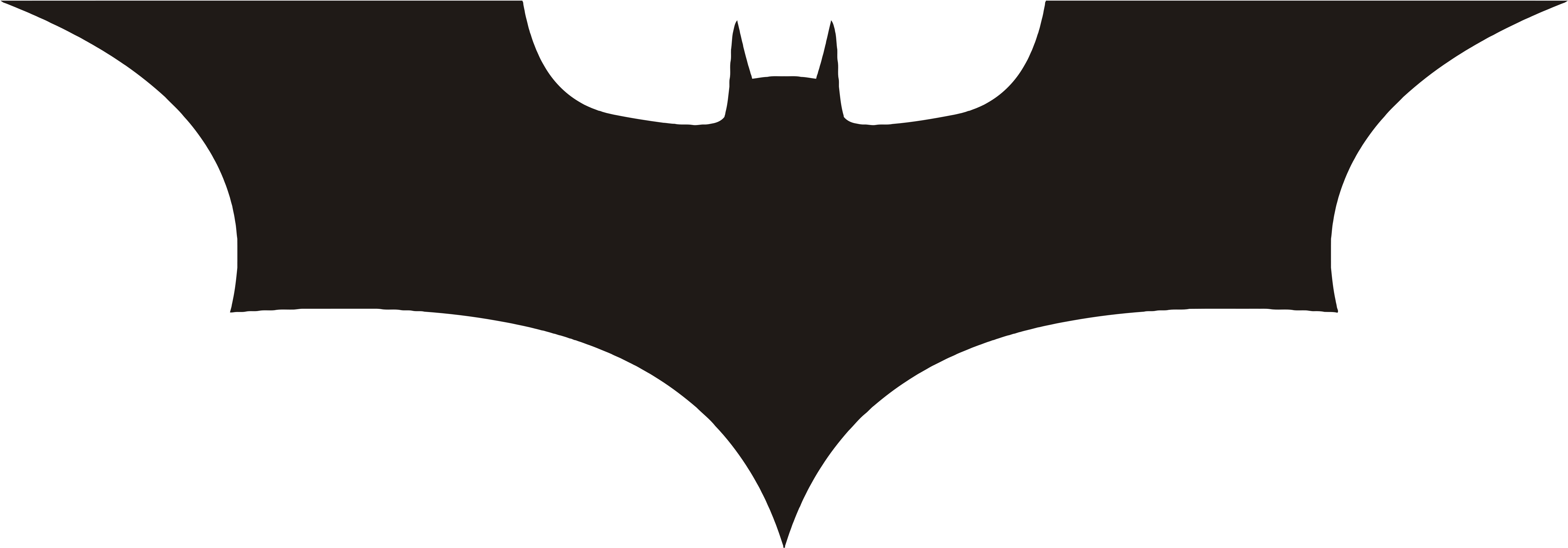 Batman Harley Quinn Logo Symbol Clip Art - Batman Symbol Dark Knight (5000x1852)
